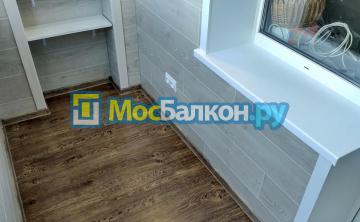 ОТДЕЛКА БАЛКОНОВ  И ЛОДЖИЙ ЛАМИНАТОМ