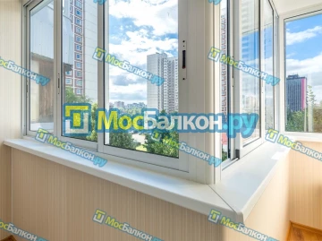 Холодное остекление лоджий алюминиевым профилем в Москве по доступным ценам | МосБалкон