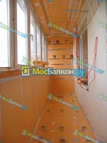 Утепление балкона пеноплэксом в Москве на заказ недорого от МосБалкон