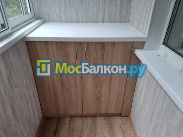 Шкаф на балкон купить в Москве на заказ недорого от МосБалкон