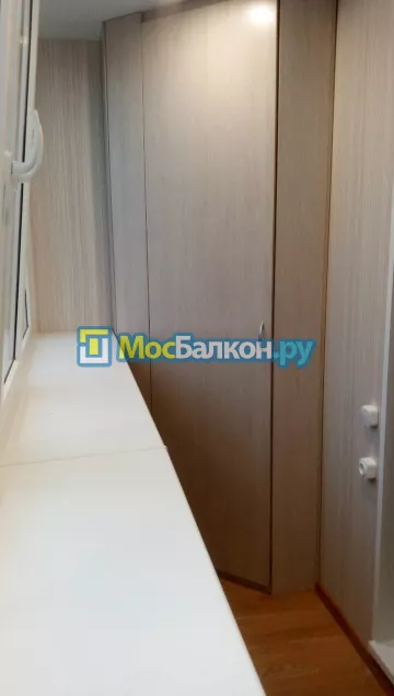 Шкаф на балкон купить в Москве на заказ недорого от МосБалкон
