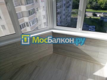 ОТДЕЛКА БАЛКОНОВ  И ЛОДЖИЙ ЛАМИНАТОМ