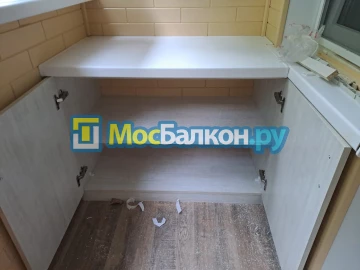 Шкаф на балкон купить в Москве на заказ недорого от МосБалкон