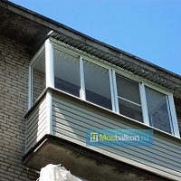 Комплексное остекление и отделка балкона